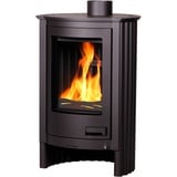 HS-Flamingo Warmluftofen | Masterflamme Piccolo I | 7 kW | Schwarz