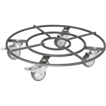 United Pflanzenroller Ø 38 x 9 cm Stahl grau