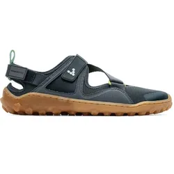 Vivobarefoot Tracker Sandale - Herren - Holzkohle/Kaugummi SCHWARZ 44