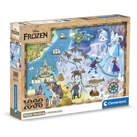 CLEMENTONI 39784 Disney Frozen Frozen-1000 Teile-Puzzle für Erwachsene, hergestellt in Italien, Mehrfarbig