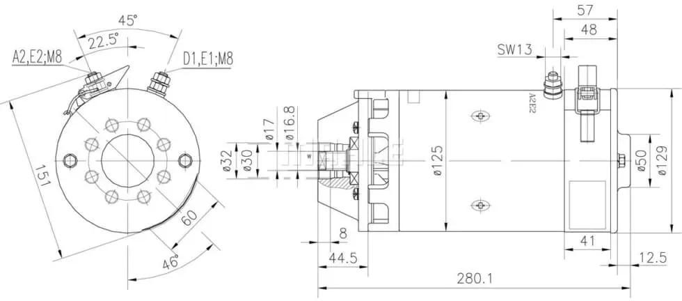 Elektromotor MAHLE MM 331