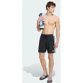 adidas 3-Streifen Badeshorts Black/White XL