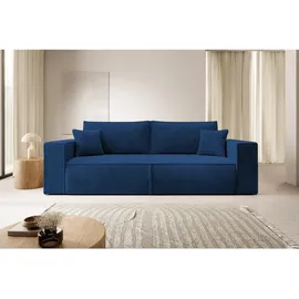 Selsey Schlafsofa mit BettzeugbehŠlter 257 cm in dunkelblau - Dunkelblau