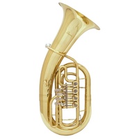 DIMAVERY Bass-Trompete »EP-400 B-Bariton, gold«, inkl. ABS Case goldfarben