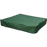 Sandkastenabdeckung Mit Kordelzug, Staubdichte Sandkastenabdeckung, Schutzplane, Grün (150 X 150 Cm)