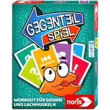 NORIS 606264524 - Gegenteil-Spiel, Gehirn-Verdreher-Spiel, Kartenspiel
