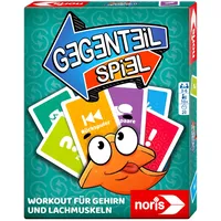 NORIS 606264524 - Gegenteil-Spiel, Gehirn-Verdreher-Spiel, Kartenspiel