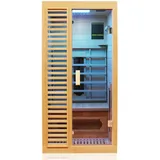 XXL Luxus LED Infrarotsauna 90x90cm Infrarotkabine Wärmekabine Sauna Modell