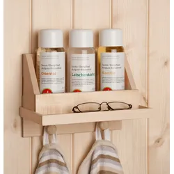Aufgusskonzentrat WEKA, beige (natur), 750ml, Aufguss-Konzentrate, für Saunen, mit Wandregal und Handtuchhaken