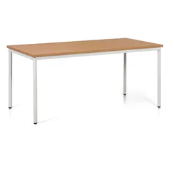 Esstisch TRIVIA, grau Konstruktion, 1600 x 800 mm, Buche
