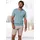 John Devin Strick Poloshirt blau S