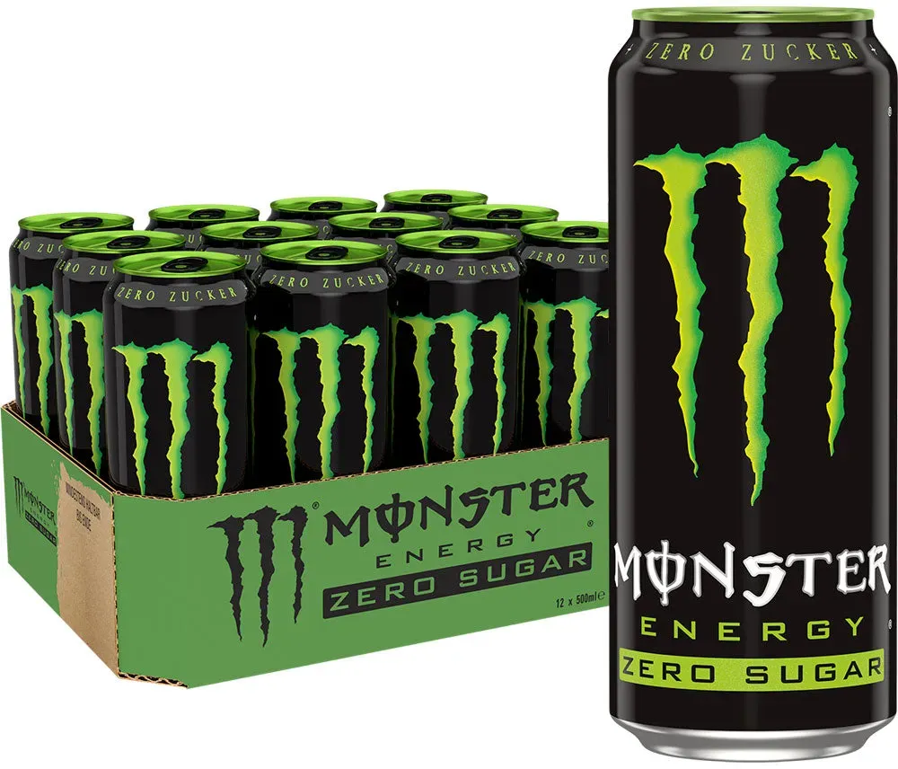 Monster Energy Original Zero Sugar 12x 0,5 Liter (EINWEG)