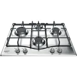 Hotpoint PCN 642 IX/HAR Einbau-Gaskochfeld, 4 Brenner, Stahl - Silber