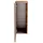 Fackelmann B.Brillant Midischrank 30 x 82,6 x 32 cm Anthrazit/Eiche Glas