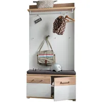 Germania GW-Topix Garderoben-Set 96 x 40 x 198 cm weiß