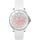 ICE-Watch - Lo white pink - Silbergraue Damenuhr mit Silikonarmband - 020371 (Small)