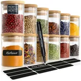 Moritz & Moritz Gewürzglas rund 125 ml 12 St.