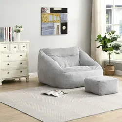 HOME DELUXE Stoffmuster COZY - Farbe: Hellgrau