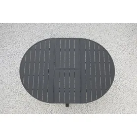 Destiny ARONA Gartentisch Ø 145/199 x 75 cm Anthrazit