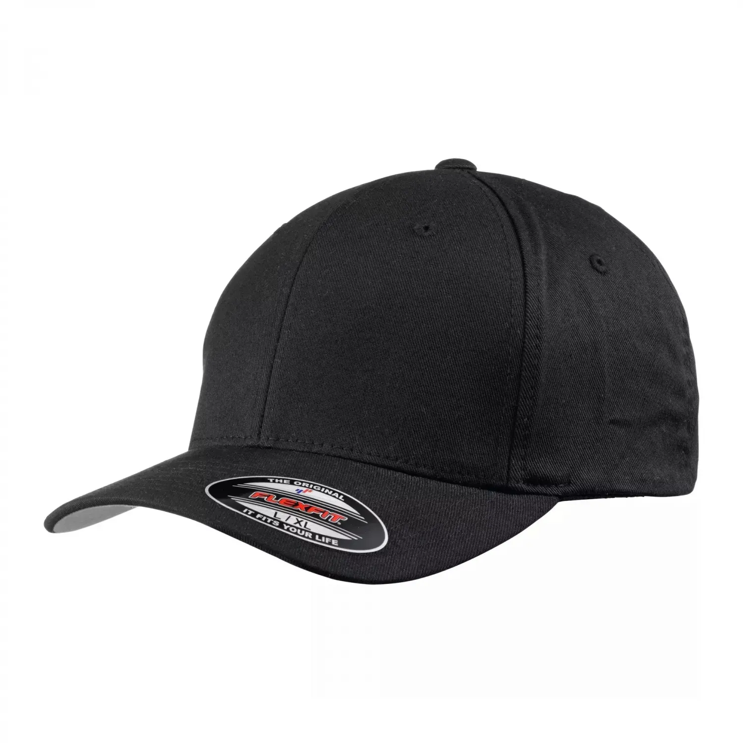 Flexfit Wooly Combed Cap Baseballkappe schwarz - XS