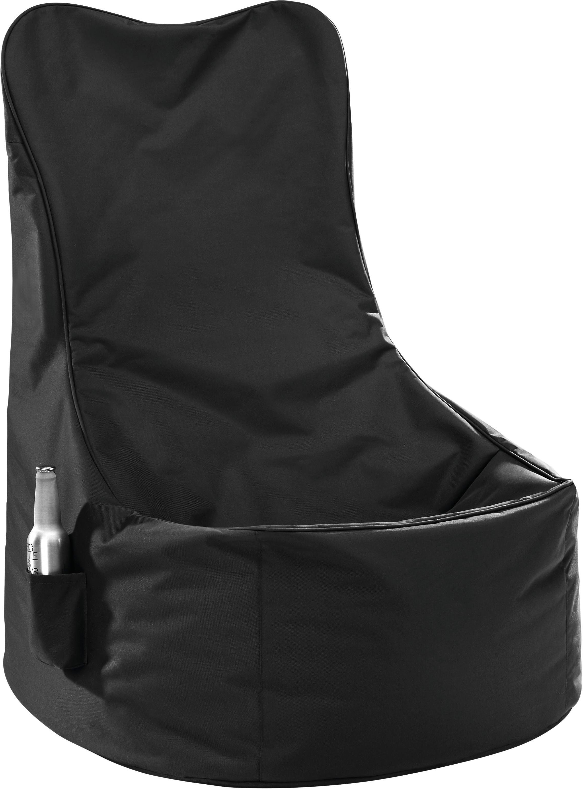 Sitzsack Cortona in Schwarz/Nylon