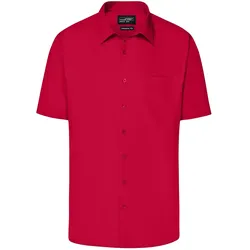 Herren Business Hemd kurzarm "JN644" - XL - red