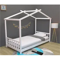 Hti-Living Hausbett Weiß 90 x 200 cm - Weiß