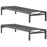 gardenson Sonnenliege Copacabana ca. 60x30x195 cm Gartenmöbel, Gartenliegen