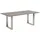 Niehoff Tisch Noah Profilkufe Edelstahl - 180 x 95 cm HPL Granit-Design
