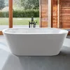 Starlet Oval Silhouette freistehende Badewanne 75 x 165 cm (2720-000CFXXK)