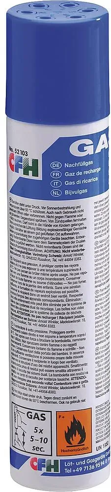 Nachfüllgas Inhalt: 100 ml Propan/Butan für Feinlötgeräte und Feuerzeuge
