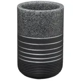 5five simply smart Zahnputzbecher in grau - Zahnbürstentopf silver - 5five