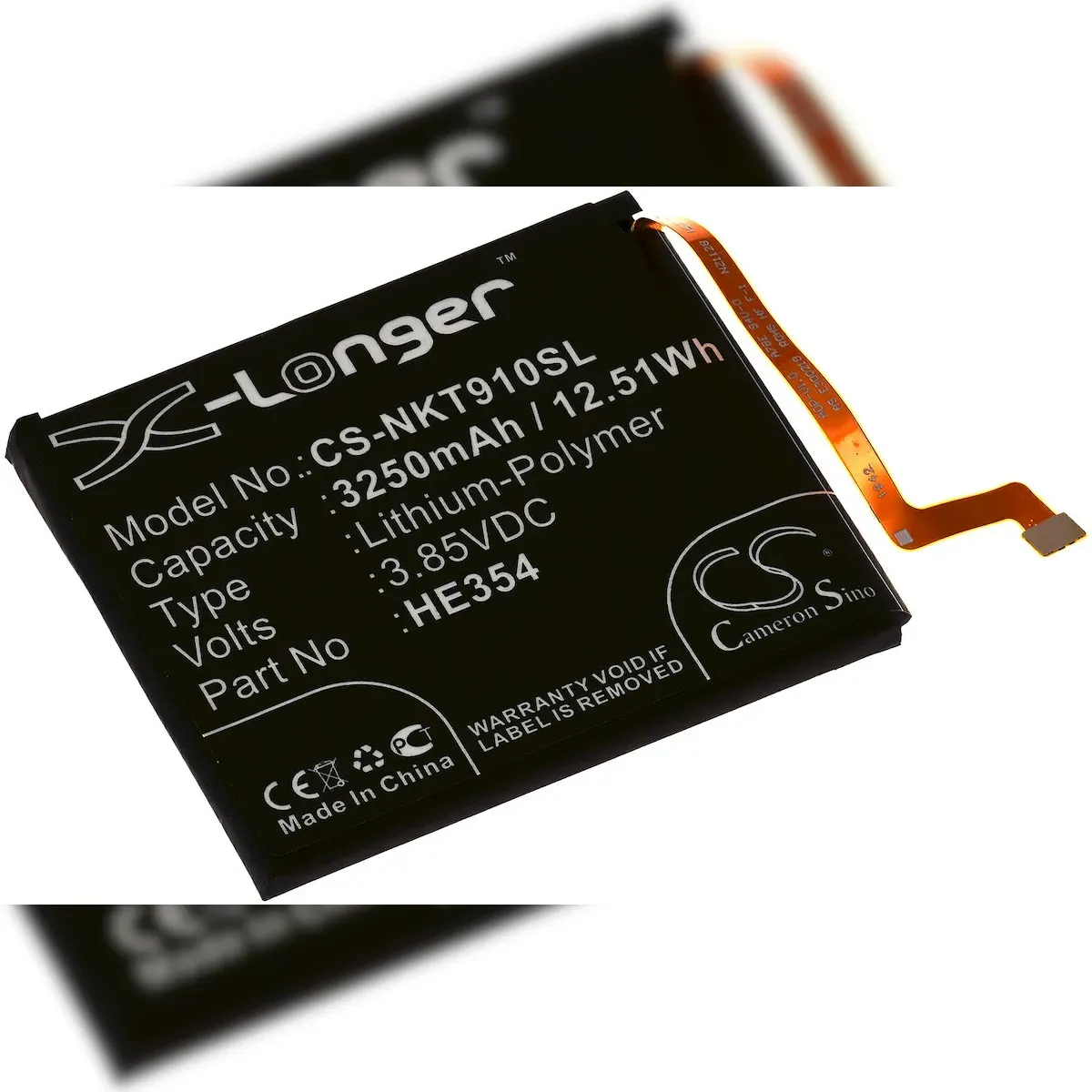 Powery Akku für Handy, Smartphone Nokia 9 PureView