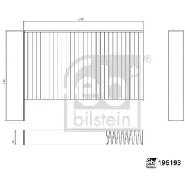 FEBI BILSTEIN Filter, Innenraumluft 196193