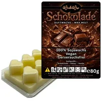 WonderWax Duftwachs WonderWax® Duftwachs 6 Herzen, (Schokoladentraum), Duftrichtung: Schokoladentraum