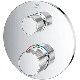 Grohe Atrio Thermostat-Brausearmatur Silber
