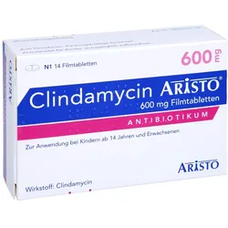 Clindamycin Aristo 600 mg Filmtabletten 14 St