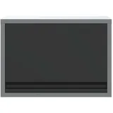 vidaXL Werkzeugschrank Wandmontage Gasfeder-Tür Schwarz 50x25x35 cm,