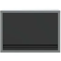 vidaXL Werkzeugschrank Wandmontage Gasfeder-Tür Schwarz 50x25x35 cm