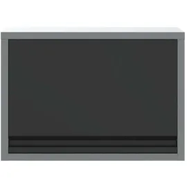 vidaXL Werkzeugschrank mit Speicher Schwarz und Grau 50 x 25 cm