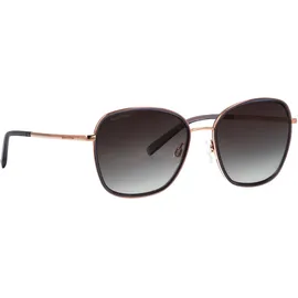 Marc O'Polo Sonnenbrille MARC O'POLO "Modell 508000", Damen, rosa (rosé, lila), leicht glänzend, metallic, Sonnenbrillen Sonnenbrille, Form Butterfly, Logoschriftzug auf Bügel, Kombifassung
