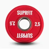 SF SUPRFIT Hantelscheiben Mini PU Bumper Plates, 2.5 kg, (1-tlg), Einzeln oder Paar