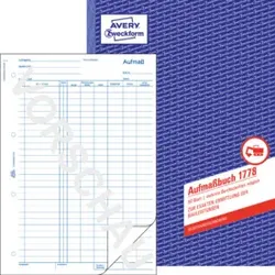 Aufmassbuch 2x50BL SD ZWECKFORM 1778 f,Baugewerbe