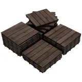 Yaheetech Holzfliesen B-Braun 30 x 30 cm 27 St.