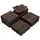 Yaheetech Holzfliesen B-Braun 30 x 30 cm 27 St.