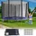 Terena Sicherheitsnetz für Trampolin schwarz 3,66 m