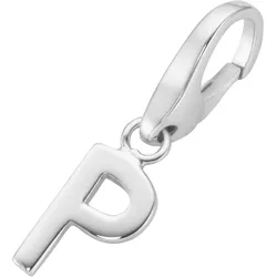 Charm Buchstabe "Buchstabe P, Silber 925", silber, GIORGIO MARTELLO MILANO, Charms, Damen, Silber 925 (Sterlingsilber)