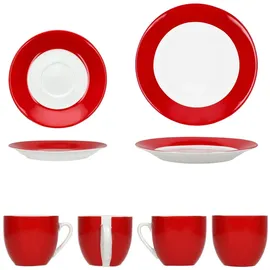 Mambocat Variant Kaffeeservice 18-tlg. rot