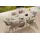 Niehoff Muro Gartentisch 160 x 95 x 76 cm Ivory/Natur