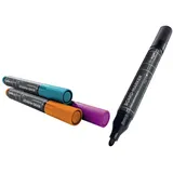 Sigel Boardmarker 4 St. 2-3 mm Schwarz/Türkis/Magenta/Orange